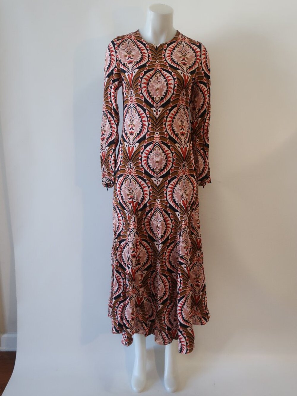 NWT Womens Farm Rio (Item- 625) Multicolor Pineapple Jewelry Maxi Dress XS - Picture 5 of 15